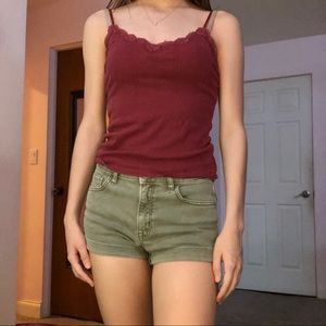American Eagle Pinkish Red Tank Top XS